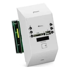 Amplificador Parede Bluetooth Usb Bivolt Frahm Slim Wall Cor Branco Potência de saída RMS 60 W Foto mini  3