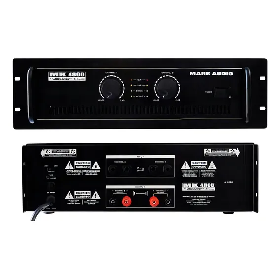 Amplificador PotĂȘncia Mark Audio -mk4800 600w '' Foto 1