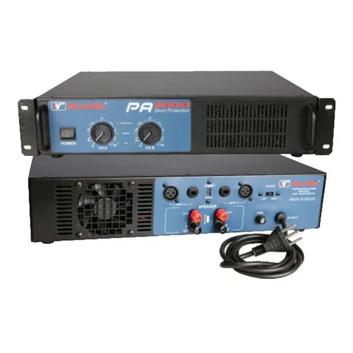 Amplificador PotĂȘncia Pa 2800 1400w Rms Profissional New Vox Cor Preto PotĂȘncia de saĂda RMS 1400 W Foto 1
