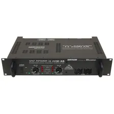 Amplificador Profissional Wattsom W Power Ll 2200 Ciclotron Foto mini 3