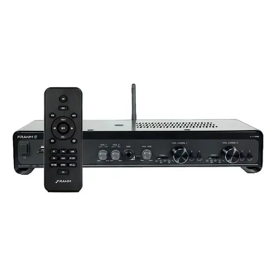 Amplificador Receiver Frahm Slim 2700 Optical G5 160w Rms Cor Preto Foto 1