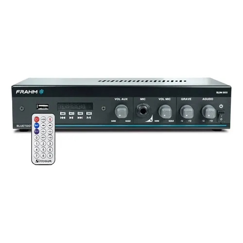 Amplificador Receiver Som Ambiente Frahm Slim 800 App 30w Foto 1
