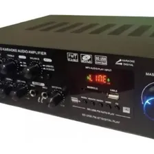 Amplificador/receiver Som Bluetooth Bivolt Mp3 Stereo Foto mini  2