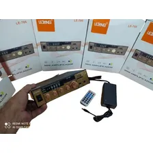 Amplificador Receiver Usb Bluetooth Rádio Fm Som Ambiente Foto mini  3