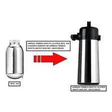 Ampola De Reposição Garrafa Térmica 1,8l 418 - Invicta Foto mini  3