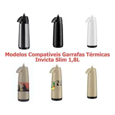 Ampola Garrafa Térmica Café Chá Inox 1,8 Litros Invicta Foto mini 2