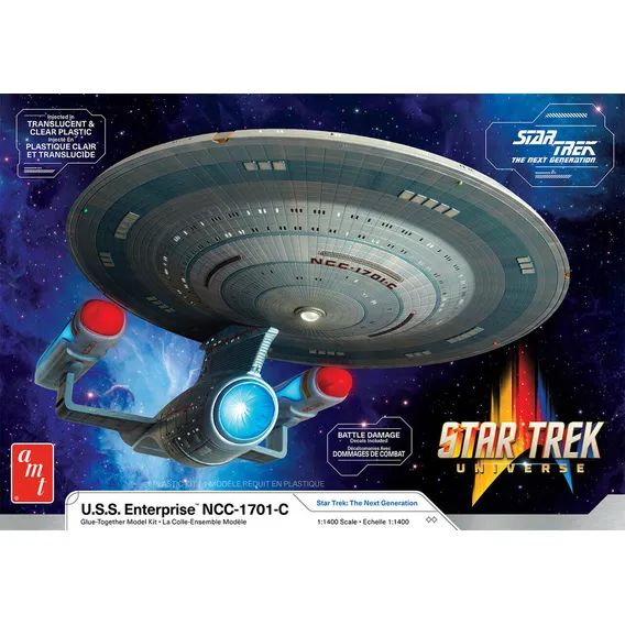 Amt Star Trek Uss Enterprise Ncc-1701-c Foto 1