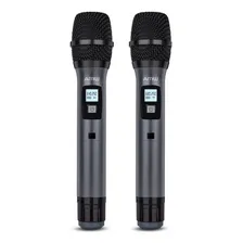 Amw Au5000 Microfone Sem Fio 4 Canais Uhf Digital + Estojo ! Cor Preto Foto mini 3