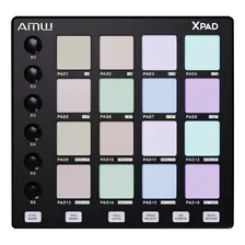 Amw Xpad V2 Controlador Midi Dj Usb Com 16 Pads Sensíveis Ao Toque 6 Faders Direcionáveis E Funcionalidades Extras Foto mini  3
