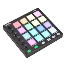 Amw Xpad V2 Controlador Midi Dj Usb Com 16 Pads Sensíveis Ao Toque 6 Faders Direcionáveis E Funcionalidades Extras Foto  mini 1