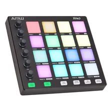 Amw Xpad V2 Controlador Midi Dj Usb Com 16 Pads Sensíveis Ao Toque 6 Faders Direcionáveis E Funcionalidades Extras Foto mini  2