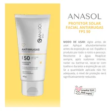 Anasol Protetor Solar Antirrugas Facial Oil Free Fps 50 60g Foto mini  3