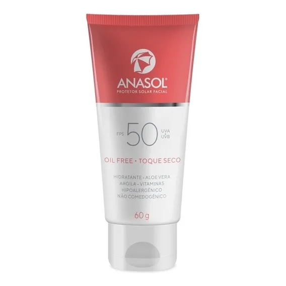 Anasol Protetor Solar Facial Fps 50 Toque Seco 60g Foto 1