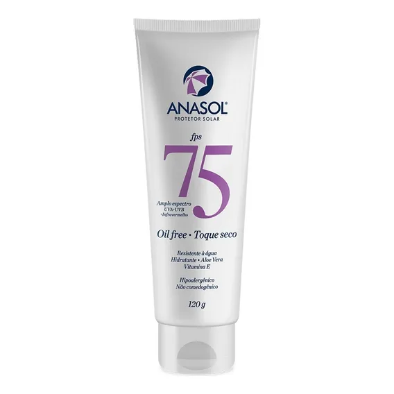 Anasol Protetor Solar Fps 75 Oil Free 120ml Foto 1