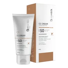 Anasol Viso Cc Cream Protetor Solar Facial Fps 50 Escuro 60g Foto  mini 1