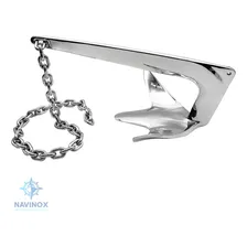 Âncora Bruce Aço Inox Polido 7.5 Kg Barco Lancha Sem Solda Foto mini  3