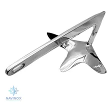 Âncora Bruce Aço Inox Polido 7.5 Kg Barco Lancha Sem Solda Foto mini  2