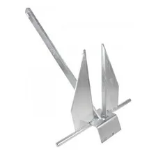 Ancora Danforth 6 Kg Galvanizada A Fogo Lancha Jet Caiaque Foto  mini 1