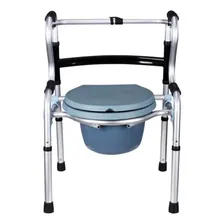 Andador 3 Em 1 Dobrável Articulado Com Assento E Balde 130kg Foto mini 3