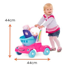 Andador Bebê Infantil Passeio Supermercado Carrinho Boneca Foto mini  2