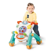 Andador Calesita Mesa Infantil Didático 3 Em 1 Para Bebê Foto mini  2
