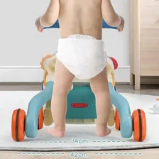 Andador Didático Mesinha Infantil Animais Azul Multmaxx Cor Azul-celeste Foto mini 3