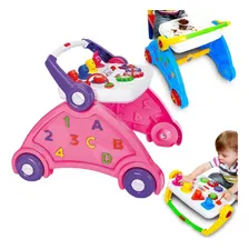Andador Didático Musical Educativo Mesa Bebê Cor Rosa Foto mini  2