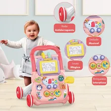 Andador Empurrar Bebê Infantil Musical Brinquedo Educativo Foto mini  3