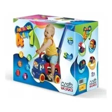 Andador Infantil 4 Em 1 Atividades Educativo Azul Magic Toys Foto mini 3