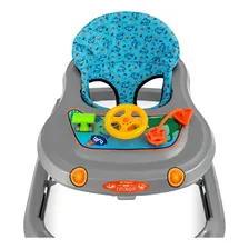 Andador Infantil Andajar C/som Bebê Acqua Cinza Tutti Baby Foto mini  2