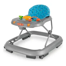 Andador Infantil Andajar C/som Bebê Acqua Cinza Tutti Baby Foto  mini 1