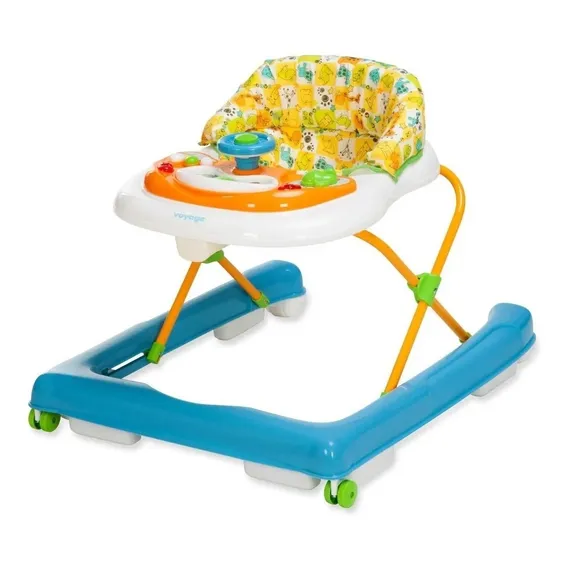 Andador Interativo Bebê Musical Buggy Voyage Azul Foto 1