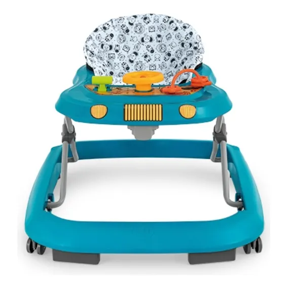 Andador Safari II Infantil Primeiros Passos Tutti Baby Azul Foto 1
