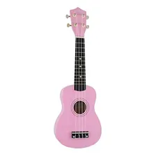 Andaluz UKS01 ukulele soprano cor rosa Foto  mini 1