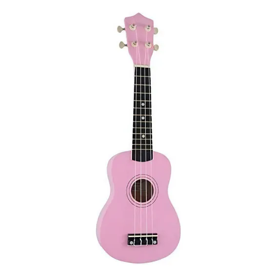 Andaluz UKS01 ukulele soprano cor rosa Foto 1
