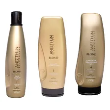 Aneethun Kit Blond System - 3 Passos Hidatação + Foto  mini 1
