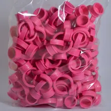 Anel Batoque Descartável Pacote Com 100 Unidades Rosa Foto mini 2