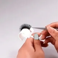 Anel Com Suporte Para Cílios Extensão Volume Fio A Fio Foto mini 3