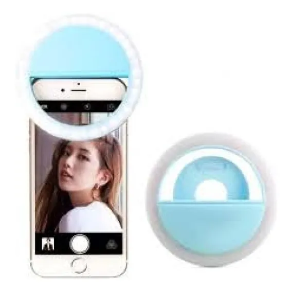 Anel Luminoso Para Celular Flash Selfie Mini Ring Light Foto 1
