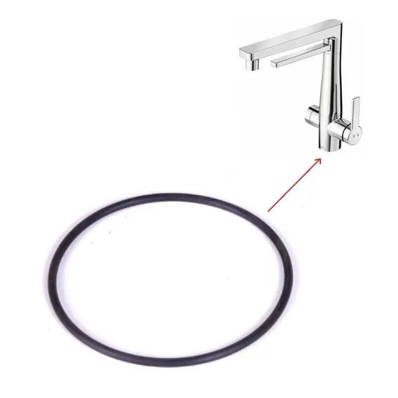 Anel Oring P Torneira E Monocomando Docol Vitalis Base Corpo Cor Preto Foto 1