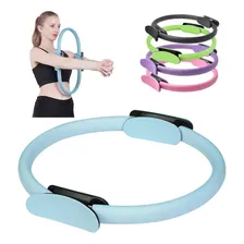Anel Pilates Círculo Tonificador Flexível Reabilitação Yoga Foto mini 3