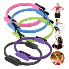 Anel Pilates Círculo Tonificador Flexível Reabilitação Yoga Foto mini 1
