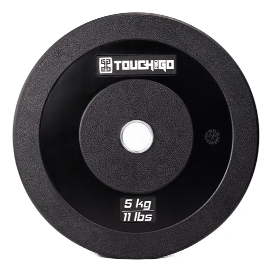 Anilha Crossfit 5 Kg Box Casa Musculação Olímpica Cor Preto Foto 1