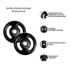 Anilha Emborrachada 2kg Polimet Foto mini 3