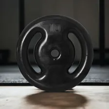 Anilha Emborrachada Para Barra E Halteres Academia De 2 Kg Cor Preto Foto mini  2