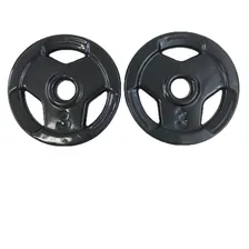 Anilha Sport Emborrachada Furo Standad Ahead 3kg Preta Foto mini 3