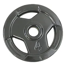 Anilha Sport Emborrachada Standad Ahead Sports 4kg Preto Foto mini 1