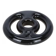 Anilha Vazada Emborrachada 2kg Preto Foto mini 2