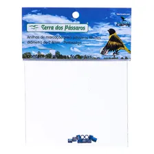 Anilhas Fechadas 2.4 Mm Pintassilgo 10 Un - Azul Escuro Foto mini 1