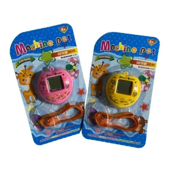 Animal De Estimação Virtual De Brinquedo Sh America Bichinho Virtual Animal Rosa/amarelo Foto 1